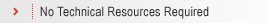 No Technical Resources Required
