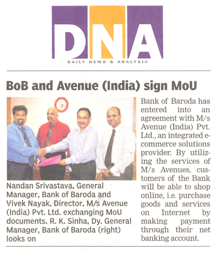 Bank of Baroda and Avenues (India) sign MoU