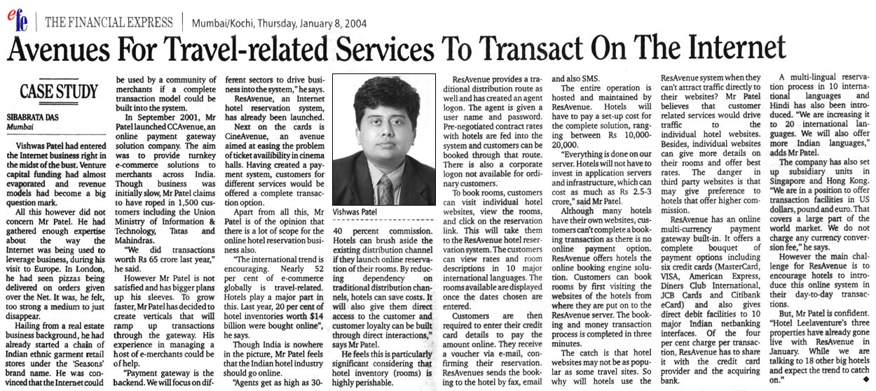 Avenues For Travel-related Services To Transact On The Internet - Published by efe