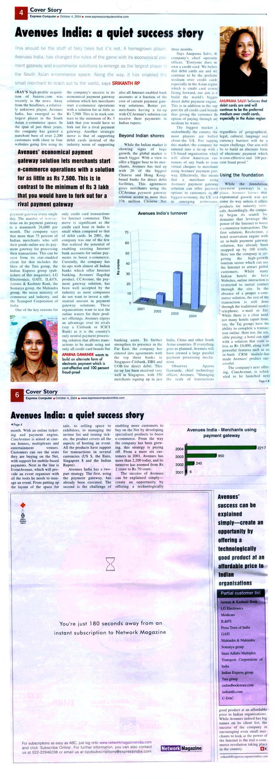 Avenues India: a quiet success story - Express Computer