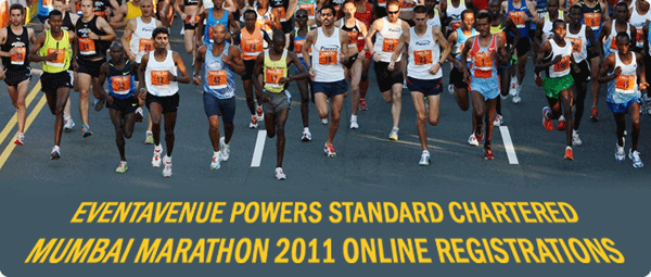 EventAvenue Powers Standard Chartered Mumbai Marathon 2011 Online Registrations