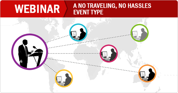 Webinar, A No Traveling, No Hassles Event Type 