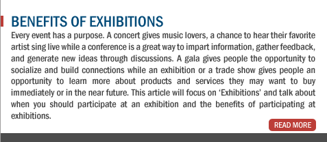 Benefits of Exhibitions