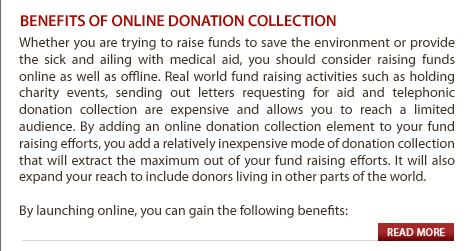 Benefits of Online Donation Collection 