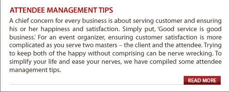 Attendee Management Tips 