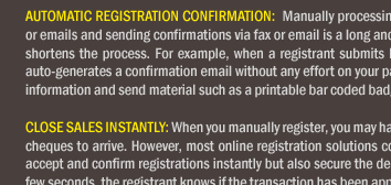 The many uses of an Online Registration Solution: Part 1