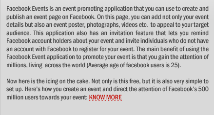 Gain the Attention of 500 Million Potential Attendees by Promoting Your Event on Facebook