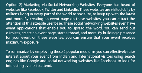Driving Traffic to your Event Website