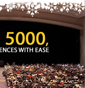 50 or 5000, Manage Conferences with ease