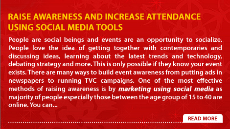 Raise Awareness and Increase Attendance Using Social Media Tools