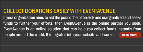 Collect donations easily with EventAvenue