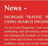 Increase traffic to your event’s website using Search Engine Optimization