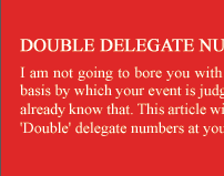 Double Delegate Numbers at your Event