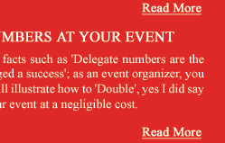 Double Delegate Numbers at your Event