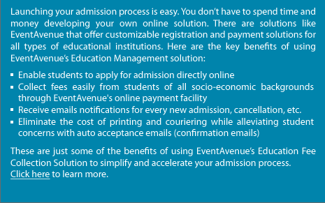 Say Bye-Bye to Queues, Say Hello to a Quicker, Easier Online Admission Process