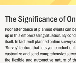 The Significance of Online Surveys in Event Management