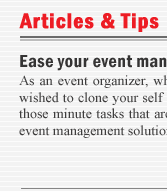Ease your event management problems with EventAvenue