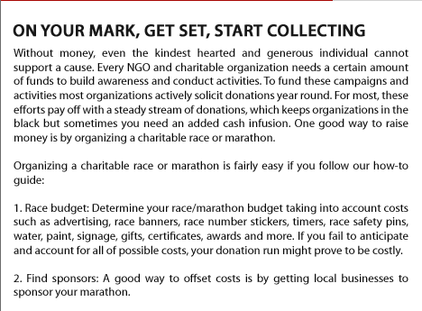 On Your Mark, Get  Set, Start Collecting