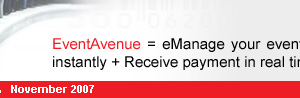 eManage your events, Collect your registrations instantly, Receive payment in real time