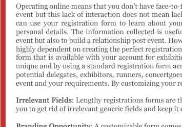 Personalizing Registration Forms: All Pros, No Cons