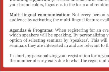 Personalizing Registration Forms: All Pros, No Cons