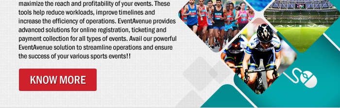 Get several strides ahead of the competition with our powerful EventAvenue solution