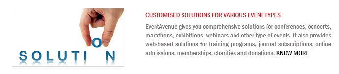 Customised Solutions for Various Event Types