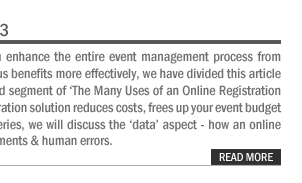 The Many Uses of an Online Registration Solution: Part 3