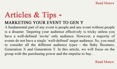 Marketing your event to Gen Y
